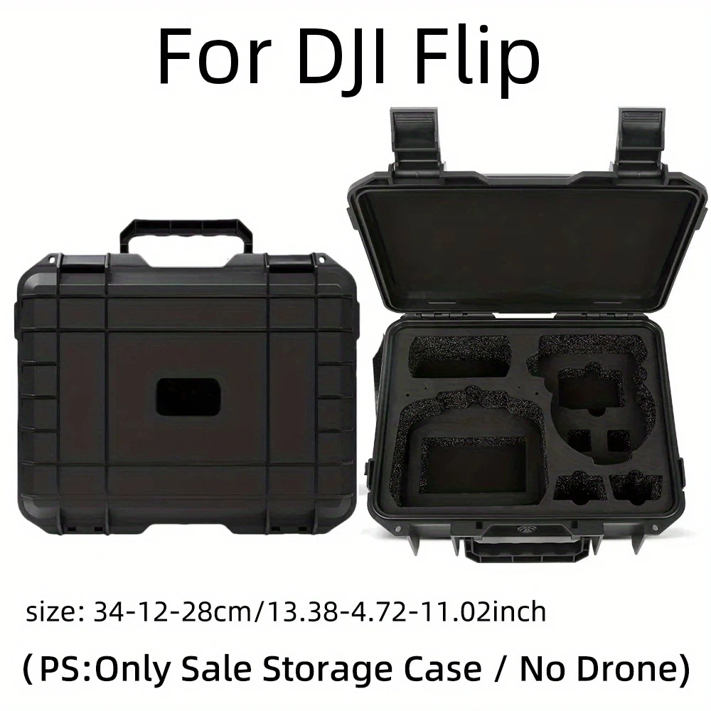 Drone Hard Shell Case - สำหรับกล่องเก็บของแบบแข็ง DJI Flip, ใช้ได้กับ RC N3/RC