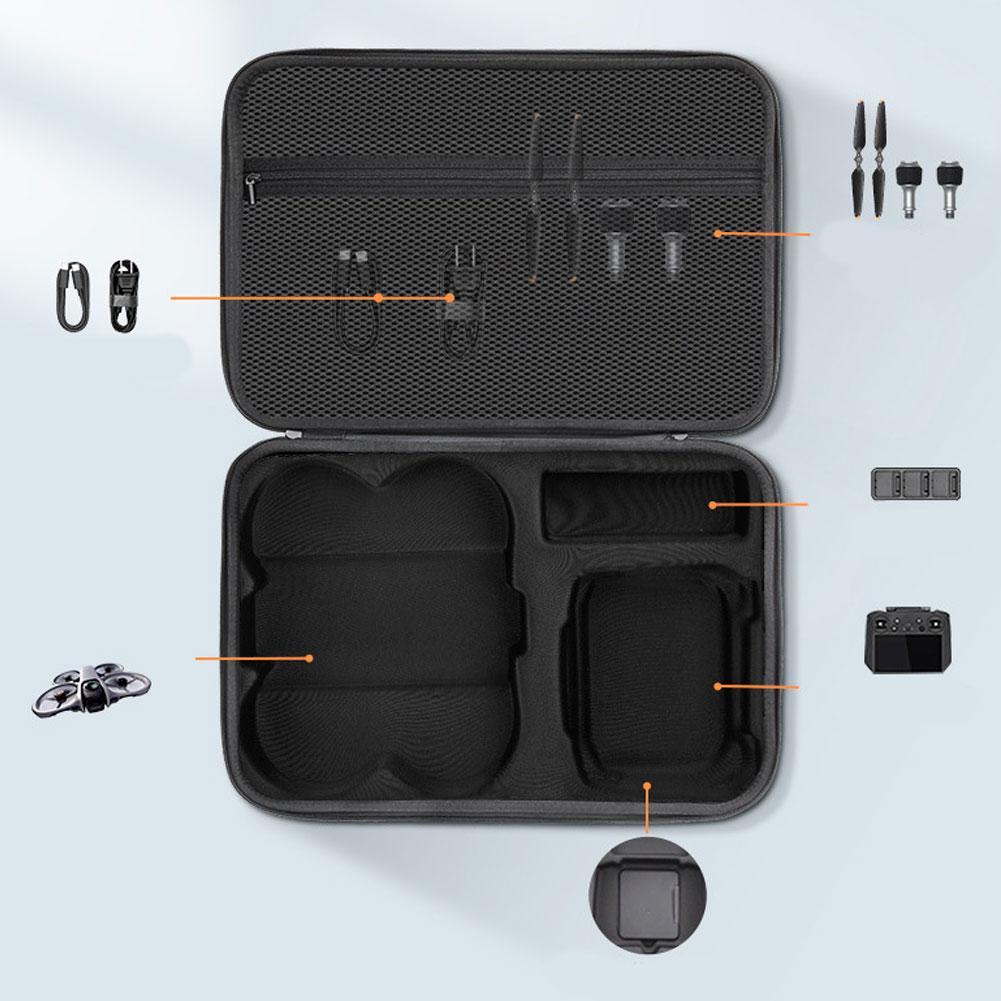 Drone Hard Shell Case - สำหรับดีจิ อวาต้า 360 กระเป๋าเก็บของ กระเป๋าเก็บของแบบพกพา เคสป้องกันแบบแข็ง