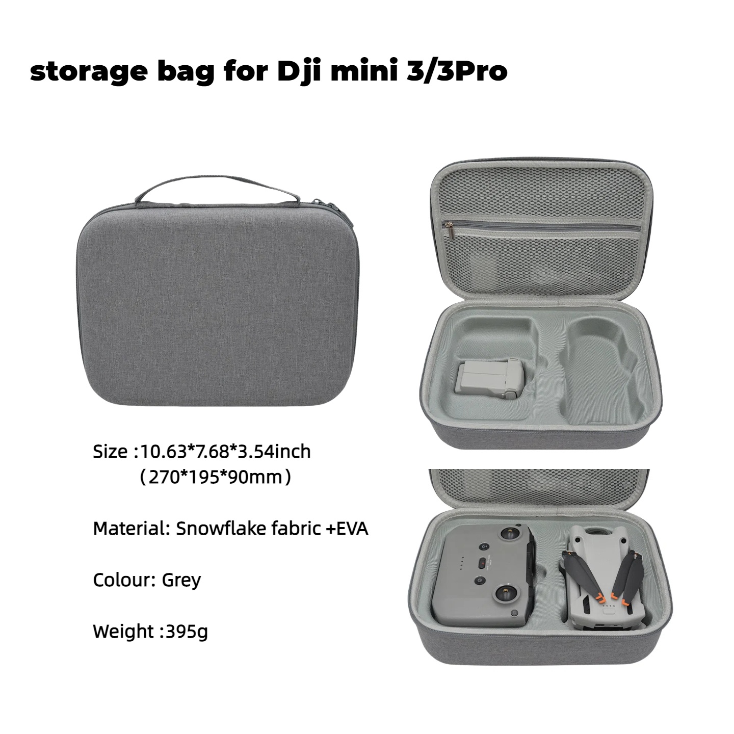 Drone Controller Hood - กระเป๋าโดรน EVA แข็งสำหรับ DJI Mini 3/มินิ