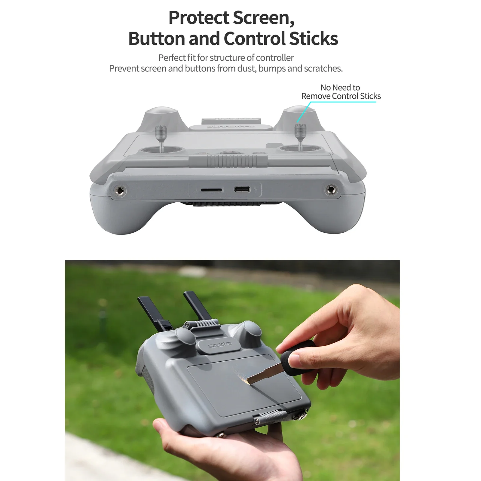 ฝาครอบป้องกันหน้าจอสำหรับ DJI  - Drone Sun Shade บทวิจารณ์และราคา